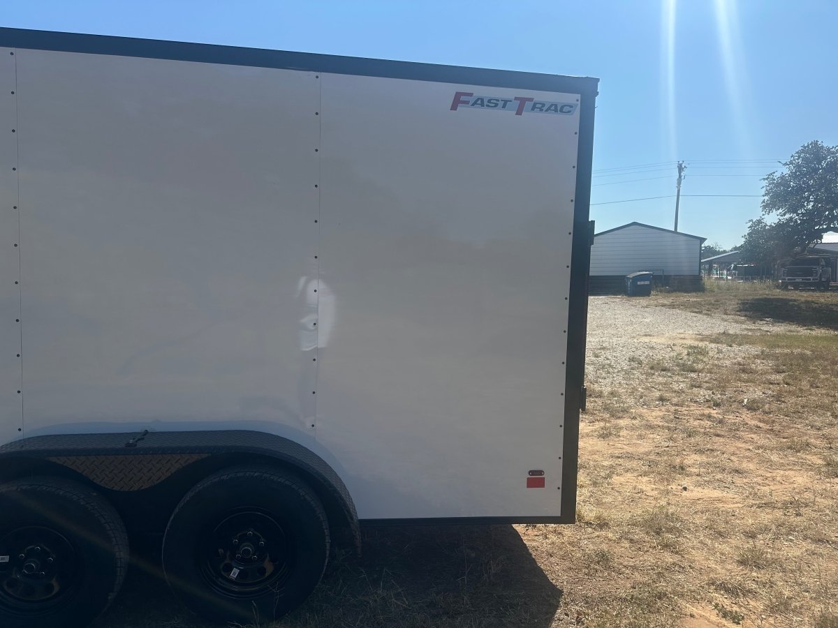 Wells Cargo 7x16 - FT716T2 - D - WHITE/PHANTOM - 9540 - J4 Trailer