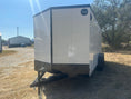 Load image into Gallery viewer, Wells Cargo 7x16 - FT716T2 - D - WHITE/PHANTOM - 9540 - J4 Trailer
