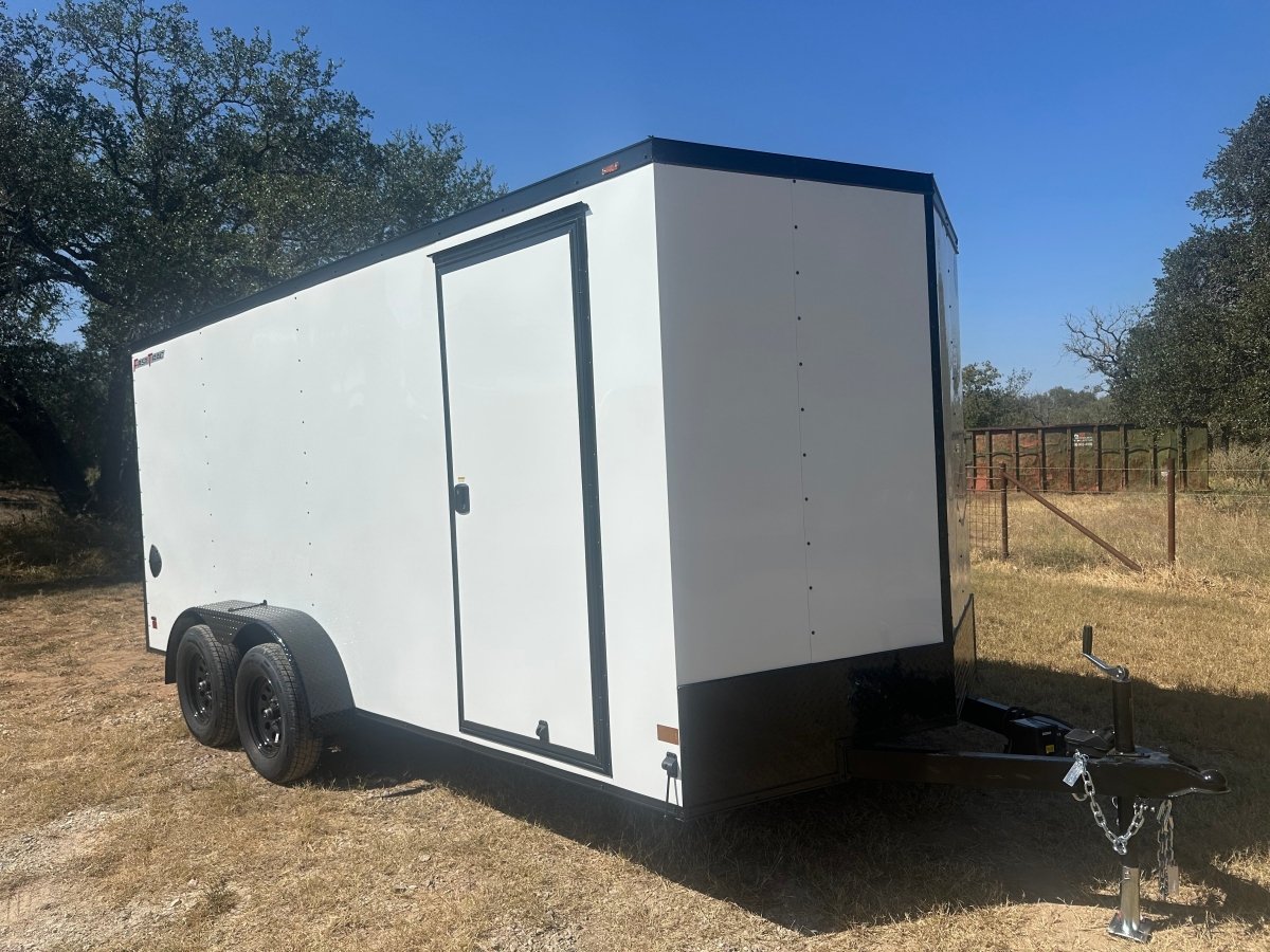 Wells Cargo 7x16 - FT716T2 - D - WHITE/PHANTOM - 9540 - J4 Trailer