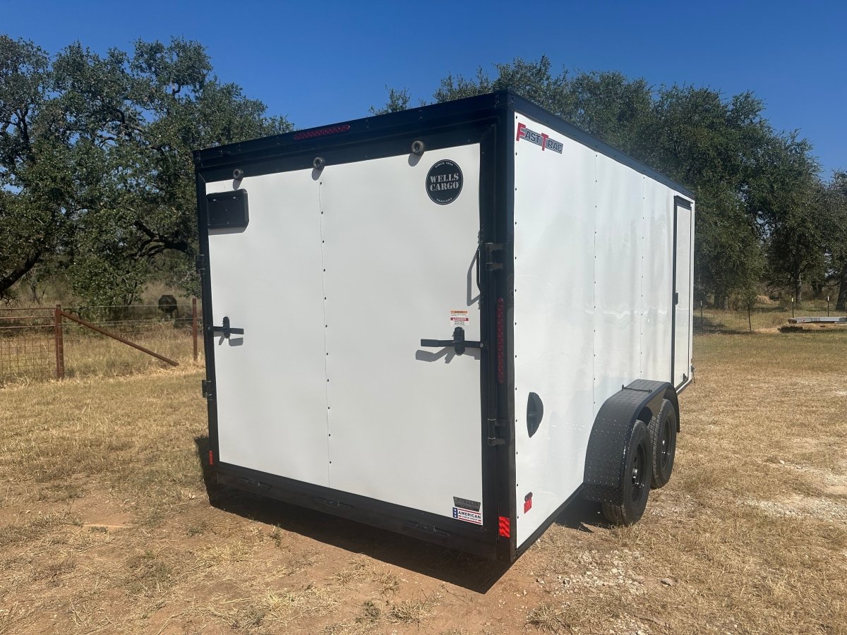 Wells Cargo 7x16 - FT716T2 - D - WHITE/PHANTOM - 9540 - J4 Trailer