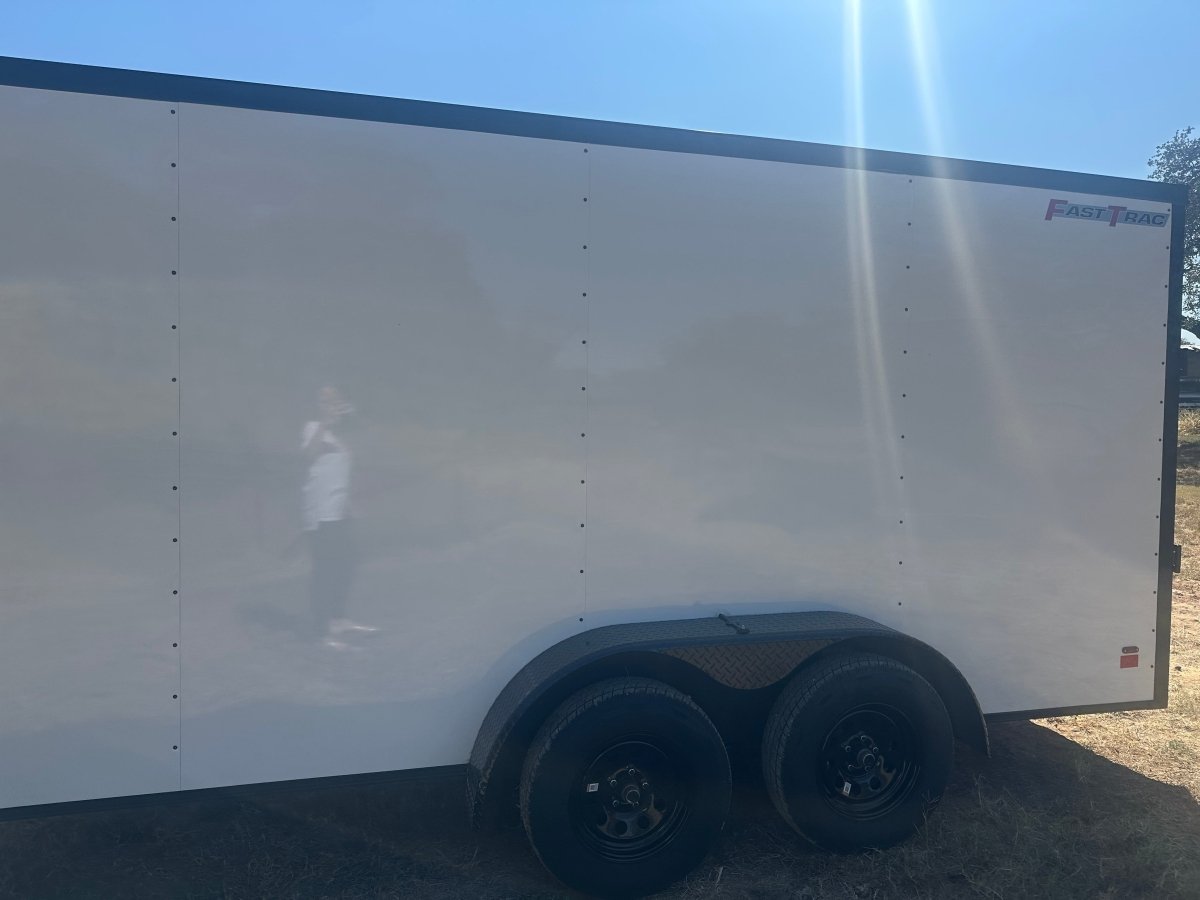 Wells Cargo 7x16 - FT716T2 - D - WHITE/PHANTOM - 9540 - J4 Trailer