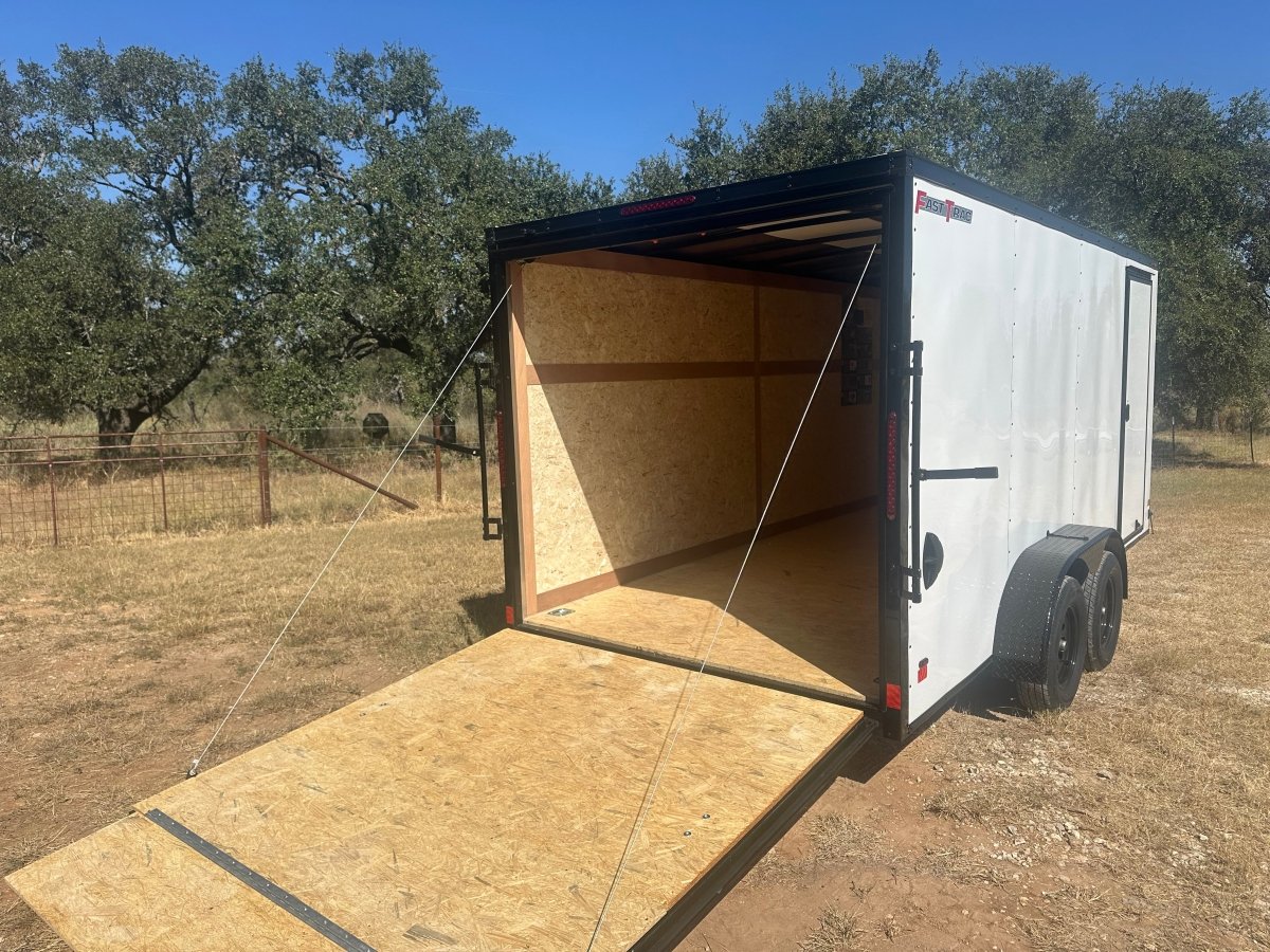 Wells Cargo 7x16 - FT716T2 - D - WHITE/PHANTOM - 9540 - J4 Trailer