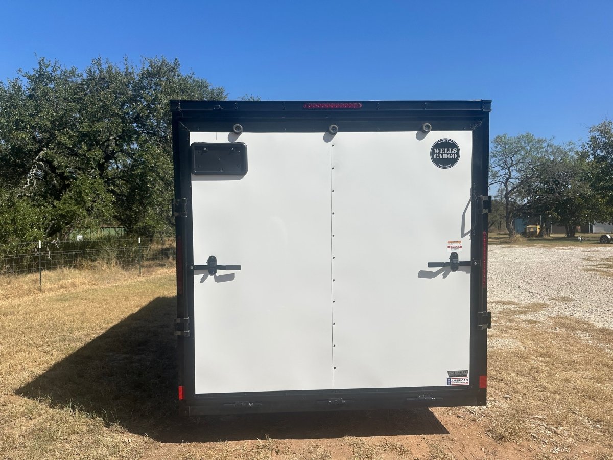 Wells Cargo 7x16 - FT716T2 - D - WHITE/PHANTOM - 9540 - J4 Trailer