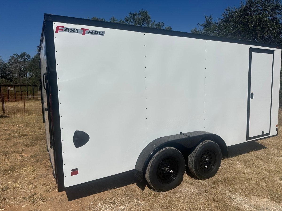 Wells Cargo 7x16 - FT716T2 - D - WHITE/PHANTOM - 9540 - J4 Trailer