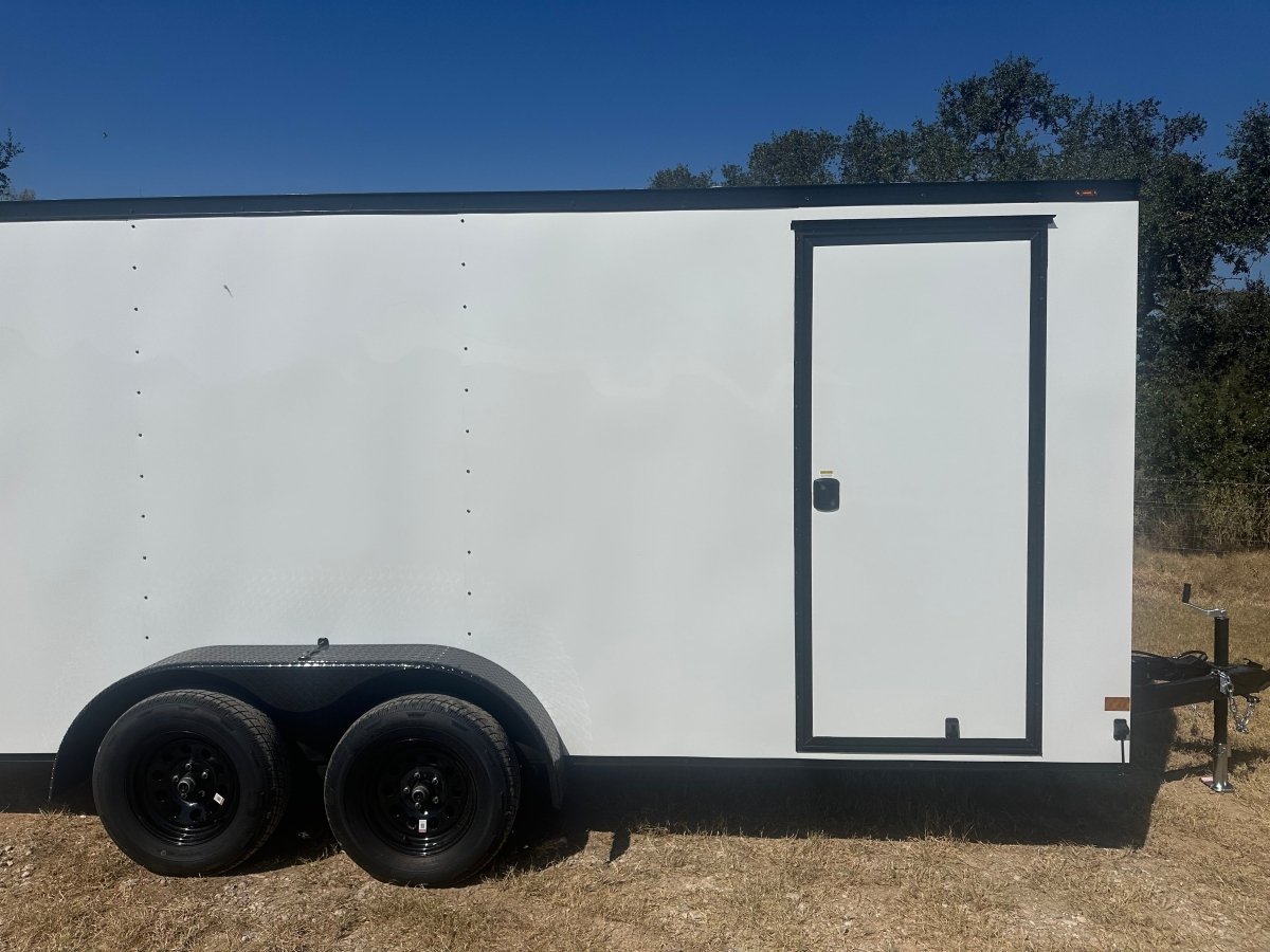 Wells Cargo 7x16 - FT716T2 - D - WHITE/PHANTOM - 9540 - J4 Trailer