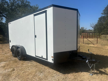 Wells Cargo 7x16 - FT716T2 - D - WHITE/PHANTOM - 9540 - J4 Trailer