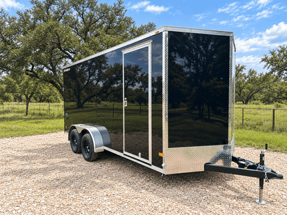 Wells Cargo 7'x16'X7' Tandem Axle - FT716T2-D BLACK - 1196 - J4 Trailer