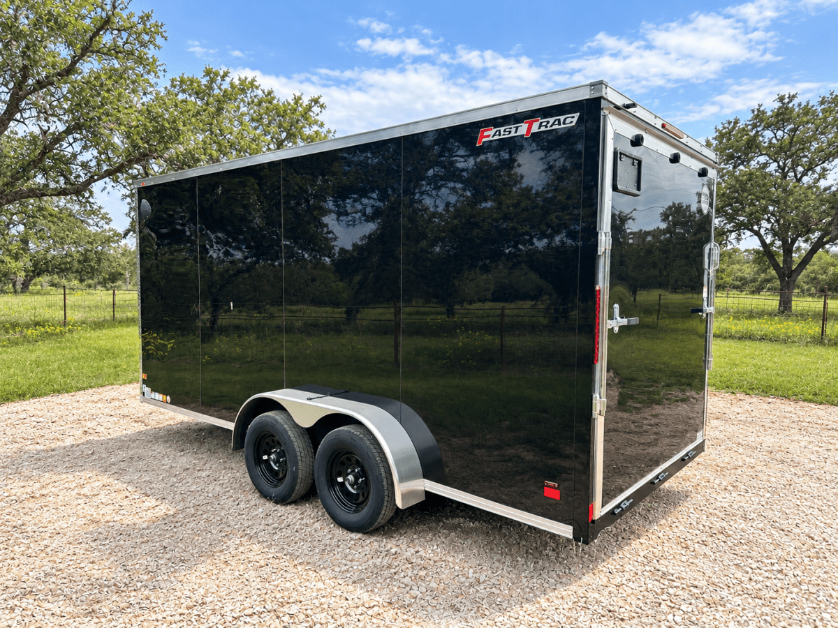 Wells Cargo 7'x16'X7' Tandem Axle - FT716T2-D BLACK - 1196 - J4 Trailer