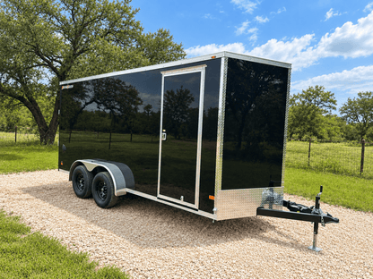 Wells Cargo 7'x16'X7' Tandem Axle - FT716T2-D BLACK - 1196 - J4 Trailer