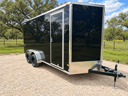 Wells Cargo 7'x16'X7' Tandem Axle - FT716T2-D BLACK - 1196 - J4 Trailer