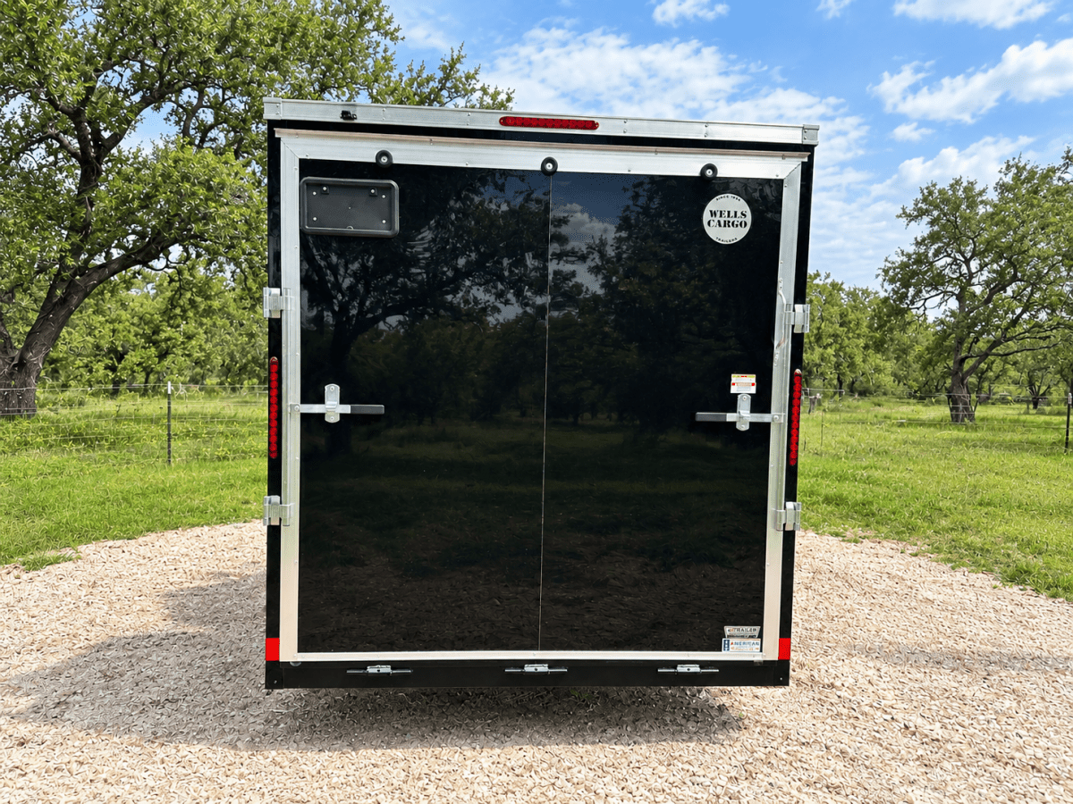 Wells Cargo 7'x16'X7' Tandem Axle - FT716T2-D BLACK - 1196 - J4 Trailer