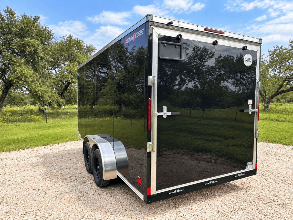 Wells Cargo 7'x16'X7' Tandem Axle - FT716T2-D BLACK - 1196 - J4 Trailer