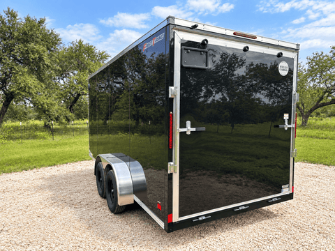 Wells Cargo 7'x16'X7' Tandem Axle - FT716T2-D BLACK - 1196 - J4 Trailer