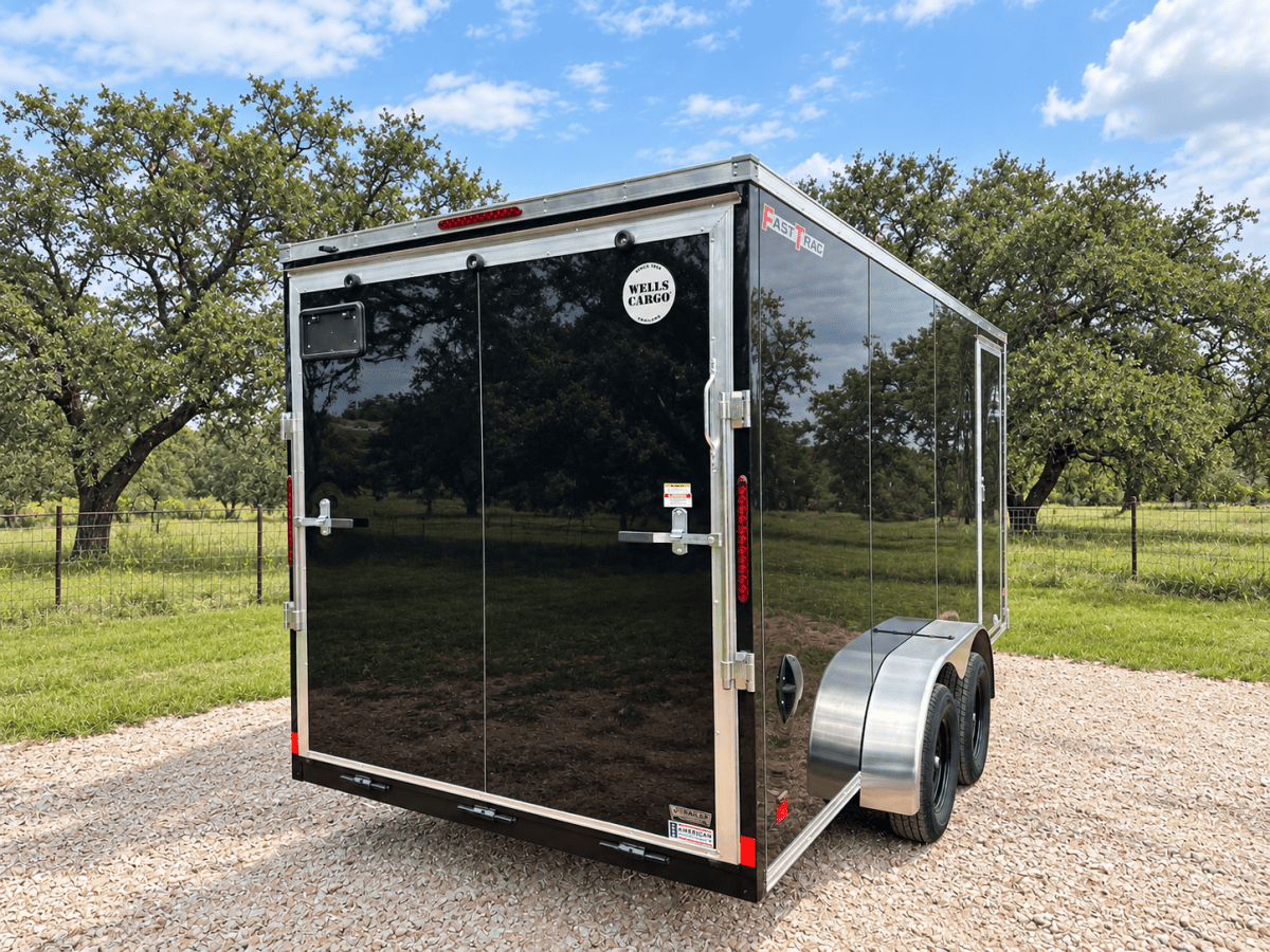 Wells Cargo 7'x16'X7' Tandem Axle - FT716T2-D BLACK - 1196 - J4 Trailer