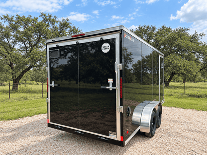 Wells Cargo 7'x16'X7' Tandem Axle - FT716T2-D BLACK - 1196 - J4 Trailer