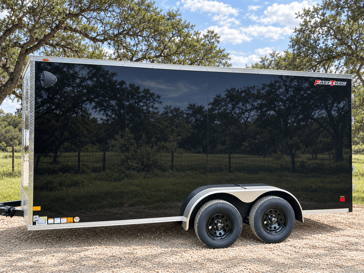 Wells Cargo 7'x16'X7' Tandem Axle - FT716T2-D BLACK - 1196 - J4 Trailer