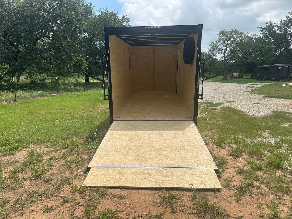 Wells Cargo 7'x16'x7' w/ Translucent Roof- RFV716T2- Charcoal Gray-5477 - J4 Trailer