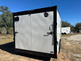 Load image into Gallery viewer, Wells Cargo 8.5'x16'x7' RFV Tandem Cargo Trailer 10K - WHITE PHANTOM - 9795 - J4 Trailer
