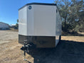 Load image into Gallery viewer, Wells Cargo 8.5'x16'x7' RFV Tandem Cargo Trailer 10K - WHITE PHANTOM - 9795 - J4 Trailer

