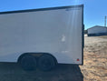 Load image into Gallery viewer, Wells Cargo 8.5'x16'x7' RFV Tandem Cargo Trailer 10K - WHITE PHANTOM - 9795 - J4 Trailer
