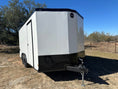 Load image into Gallery viewer, Wells Cargo 8.5'x16'x7' RFV Tandem Cargo Trailer 10K - WHITE PHANTOM - 9795 - J4 Trailer
