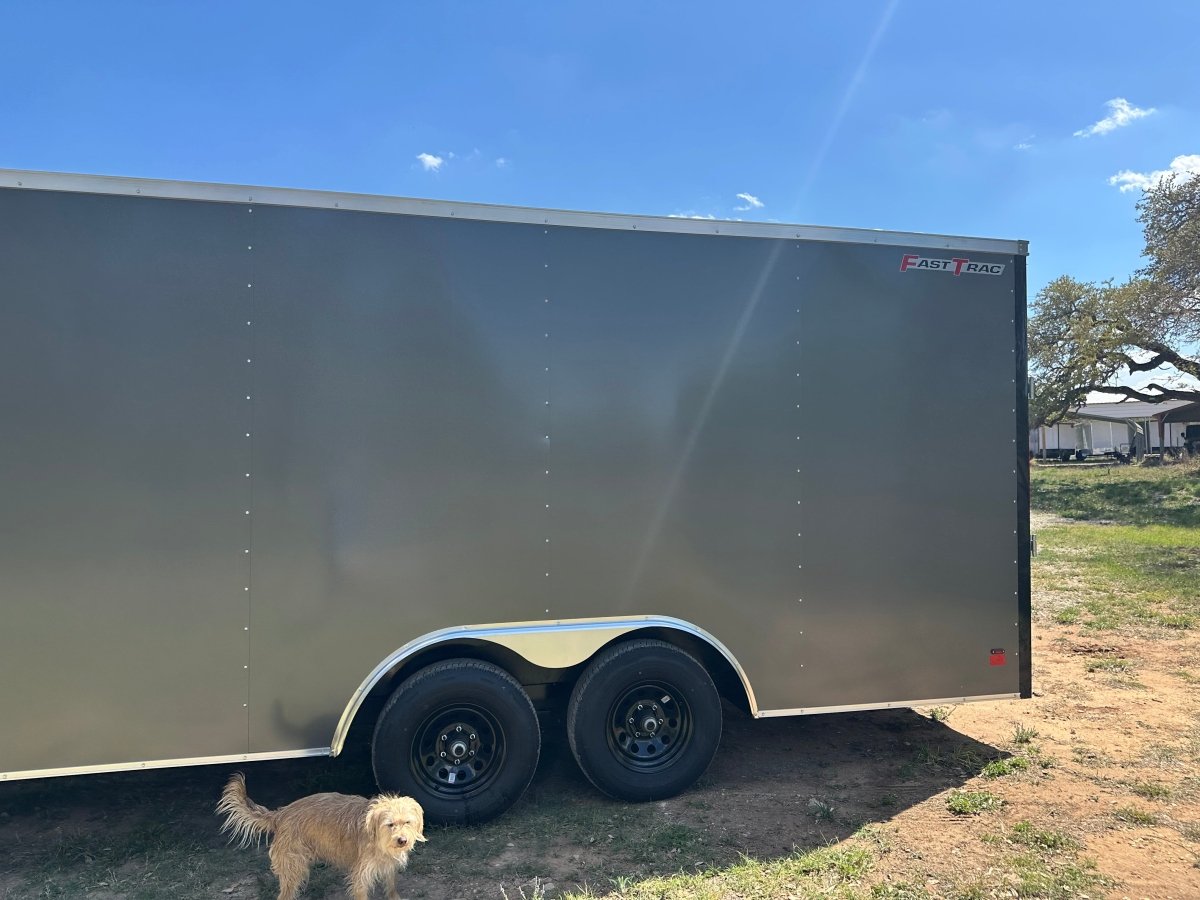 Wells Cargo 8'5"x20' Tandem Fast Trac Enclosed Cargo Trailer - FT8520T3 - D - GRAY - 3512 - J4 Trailer