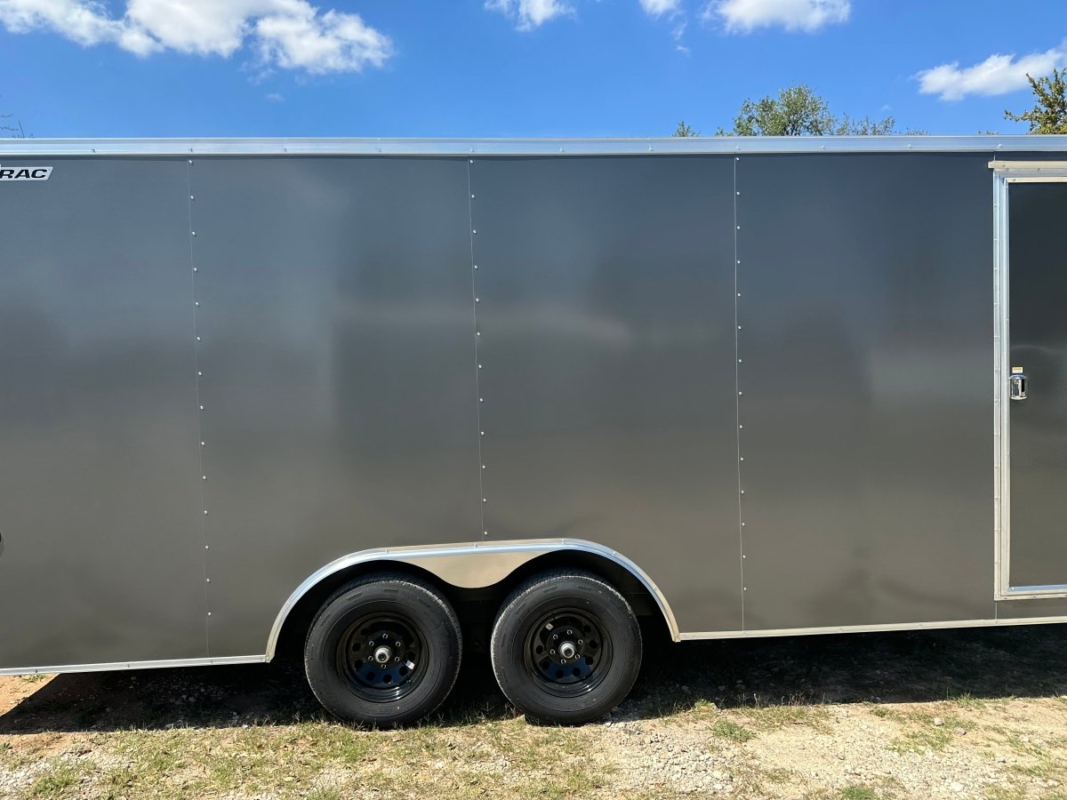 Wells Cargo 8'5"x20' Tandem Fast Trac Enclosed Cargo Trailer - FT8520T3 - D - GRAY - 3512 - J4 Trailer