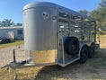 Load image into Gallery viewer, WW 5'X14' Livestock Trailer SILVER - 8204 - J4 Trailer
