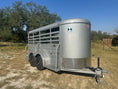 Load image into Gallery viewer, WW 5'X14' Livestock Trailer SILVER - 8204 - J4 Trailer
