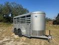 Load image into Gallery viewer, WW 5'X14' Livestock Trailer SILVER - 8204 - J4 Trailer

