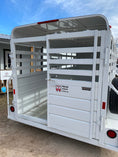 Load image into Gallery viewer, WW 5'x14' Livestock Trailer WHITE - 8206
