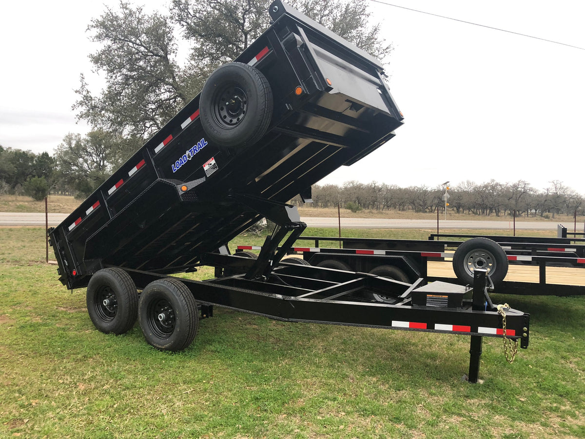 LoadTrail 83" X 14' DT8314072CM Bumper Pull Dump Trailer- 4340 LoadTrail