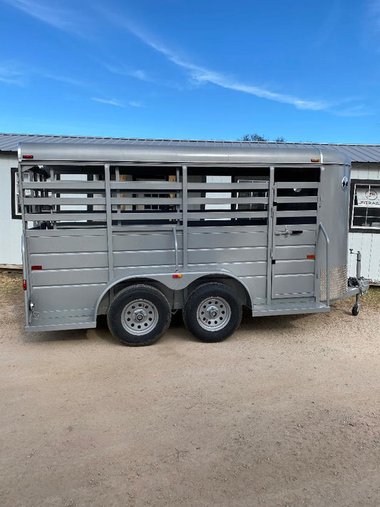 WW 5'X14' Livestock Trailer SILVER - 8204