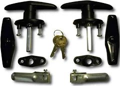 Bauer Matching Set T Handles Lock - J4 Trailer