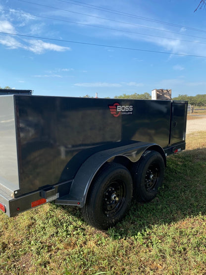 Farm Boss - 5'x10' Diesel tank trailer w 880 Gal. square tank 14k - 3169 - J4 Trailer