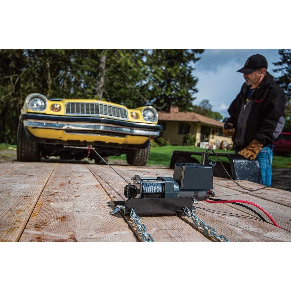 Warn Winch 4000 DC 12V ELECTRIC WINCH - 4000 - J4 Trailer