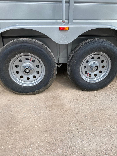 WW 5'X14' Livestock Trailer SILVER - 8204 - J4 Trailer